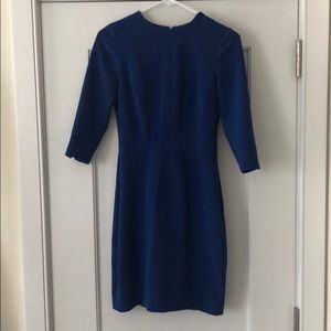 Electric blue bodycon dress in size 4